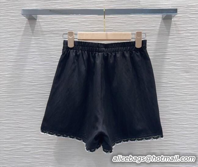 Good Quality Miu Miu Vest and Shorts Set MM042228 Black 2026