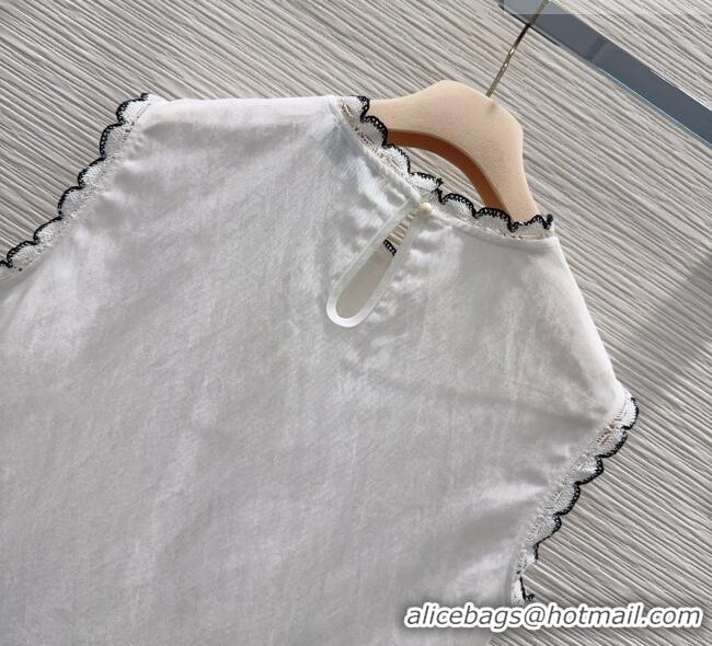 Buy Fashionable Miu Miu Vest and Shorts Set MM042228 White 2026