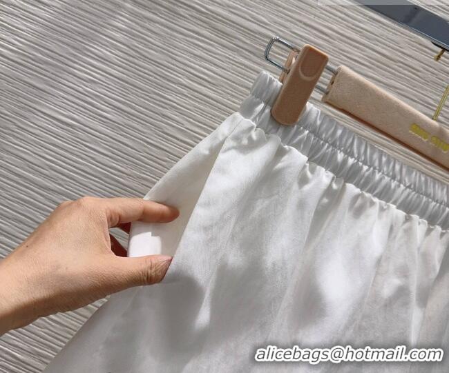 Buy Fashionable Miu Miu Vest and Shorts Set MM042228 White 2026
