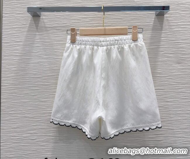 Buy Fashionable Miu Miu Vest and Shorts Set MM042228 White 2026