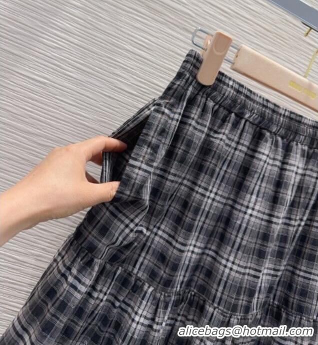 Best Discount Miu Miu Linen Vest and Dress Set MM042237 Grey 2026