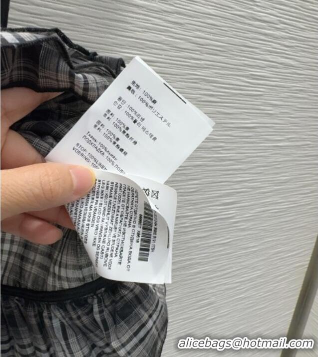 Best Discount Miu Miu Linen Vest and Dress Set MM042237 Grey 2026