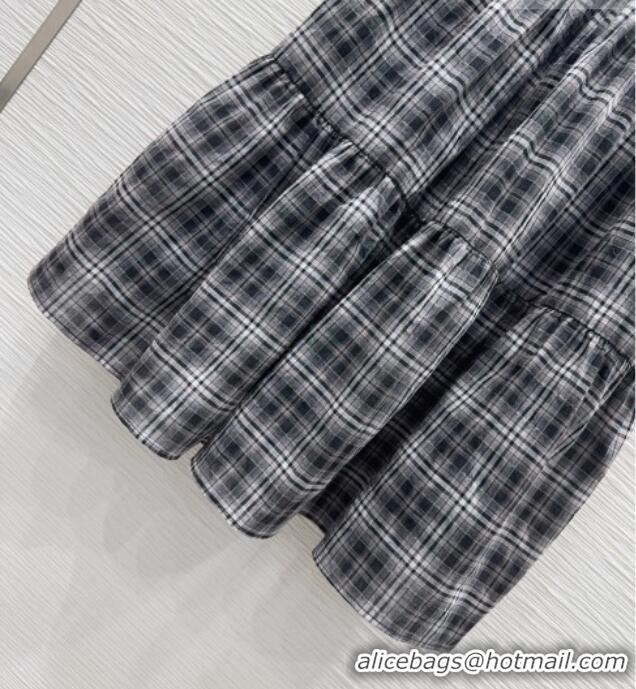 Best Discount Miu Miu Linen Vest and Dress Set MM042237 Grey 2026