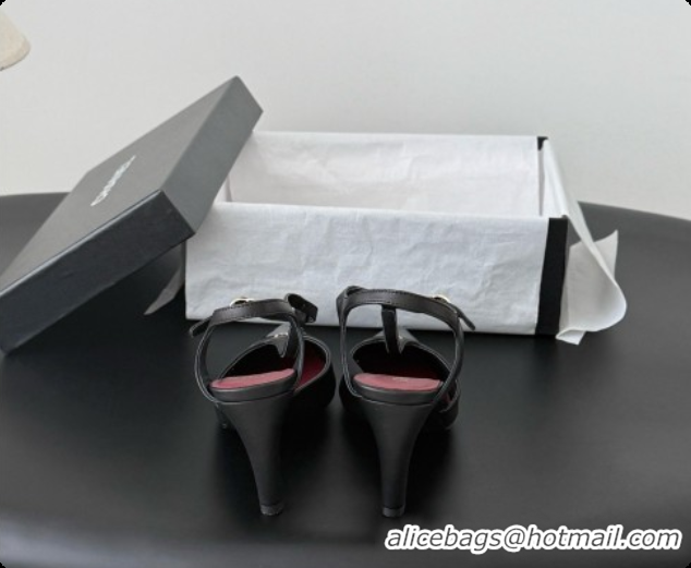 Luxurious Chanel Lambskin & Patent Calfskin Slingbacks G47167 Black 2026