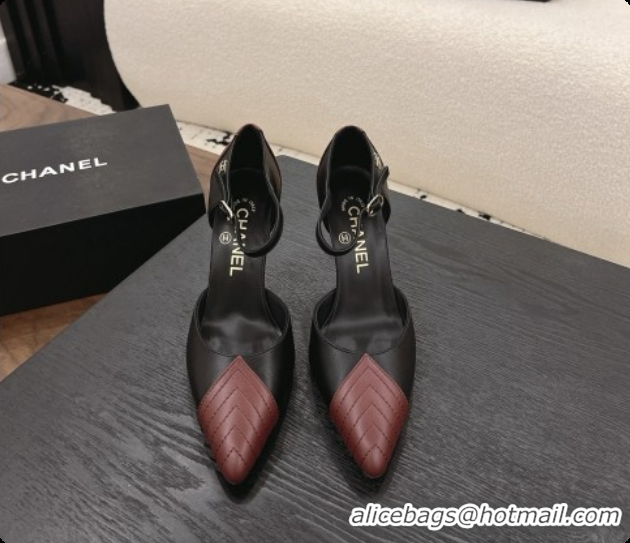 Good Product Chanel Lambskin Mary Janes G47288/G47287 Black/Burgundy 2026