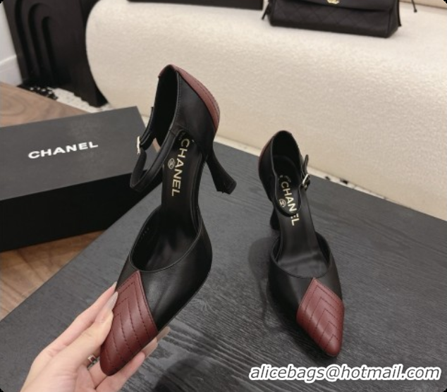 Good Product Chanel Lambskin Mary Janes G47288/G47287 Black/Burgundy 2026