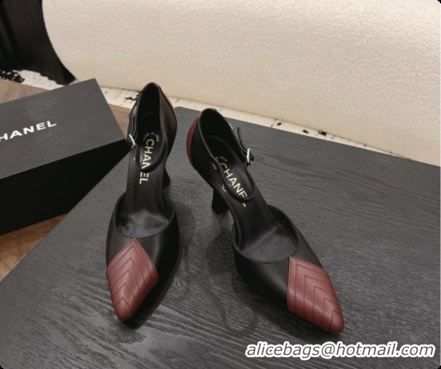 Good Product Chanel Lambskin Mary Janes G47288/G47287 Black/Burgundy 2026