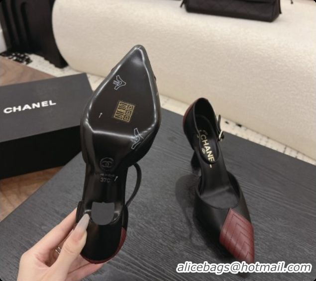 Good Product Chanel Lambskin Mary Janes G47288/G47287 Black/Burgundy 2026