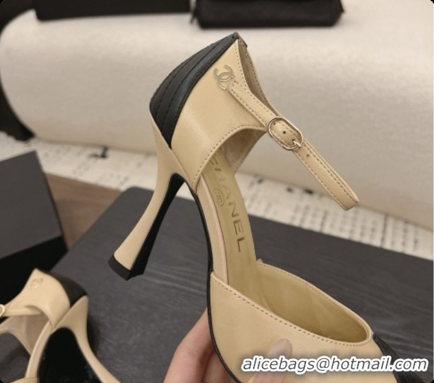 Top Grade Chanel Lambskin Mary Janes G47288/G47287 Beige/Black 2026