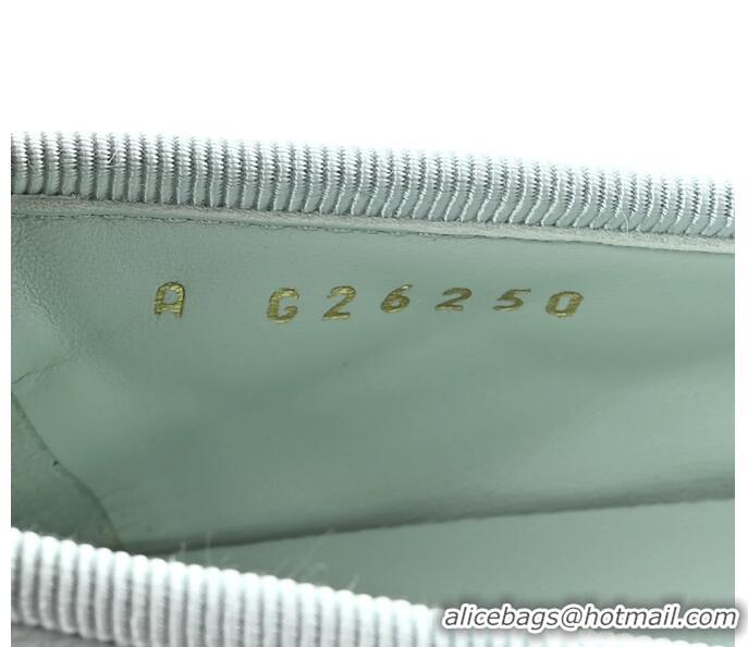 Promotional Chanel Lambskin Quilted CC Cap Toe Ballerina Flats CH5420 Light Blue 2026
