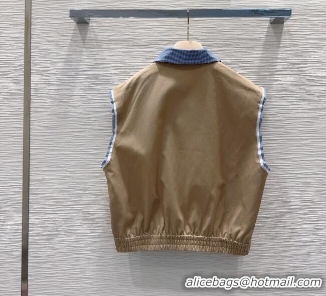 Buy Discount Miu Miu Vest and Mini Skirt Set MM042238 Beige 2026