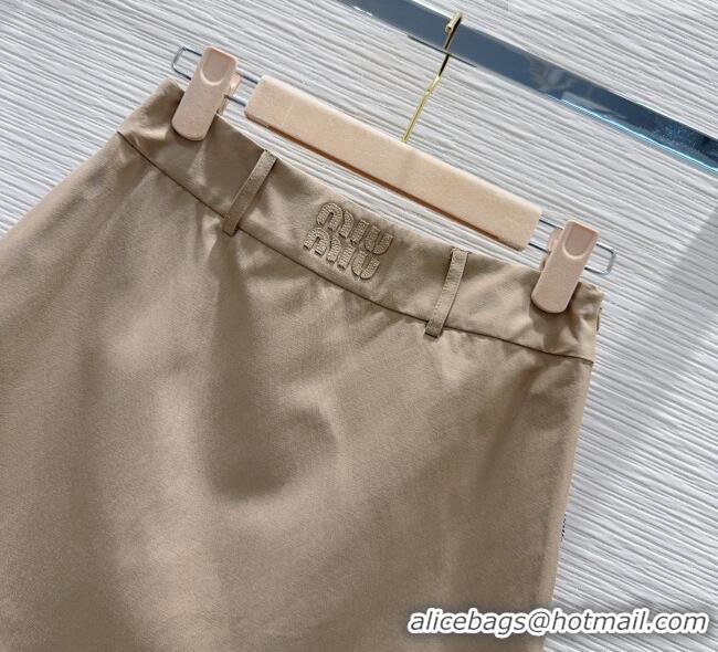 Buy Discount Miu Miu Vest and Mini Skirt Set MM042238 Beige 2026
