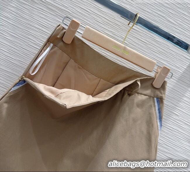 Buy Discount Miu Miu Vest and Mini Skirt Set MM042238 Beige 2026