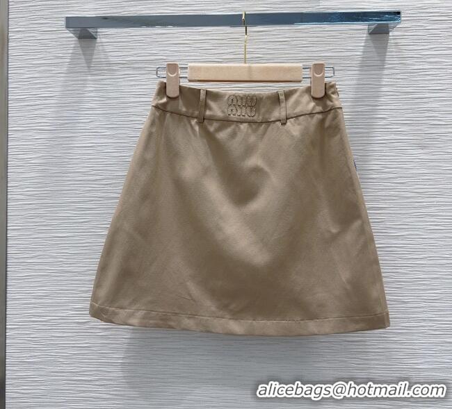 Buy Discount Miu Miu Vest and Mini Skirt Set MM042238 Beige 2026