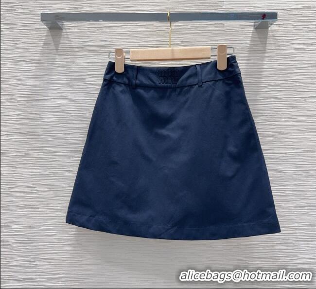 Hot Sell Cheap Miu Miu Vest and Mini Skirt Set MM042238 Blue 2026