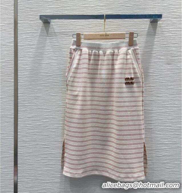 Modern Discount Miu Miu Polo Shirt and Skirt Set MM042275 Pink 2026