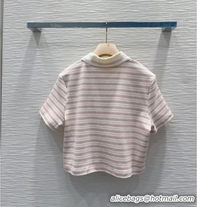 Modern Discount Miu Miu Polo Shirt and Skirt Set MM042275 Pink 2026