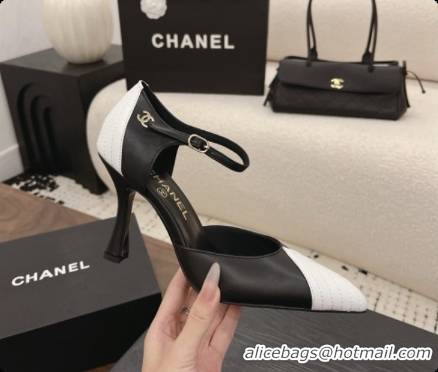 Lower Price Chanel Lambskin Mary Janes G47288/G47287 Black/White 2026