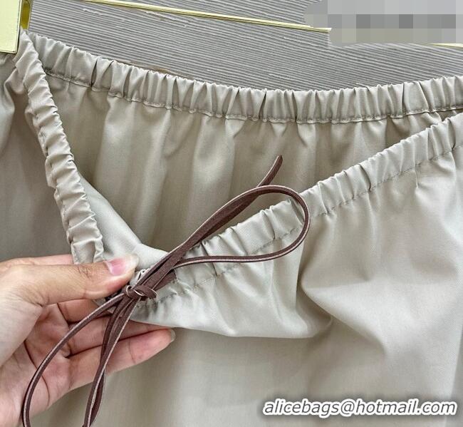 Good Product Miu Miu Cotton Skirt MM042319 Grey 2026