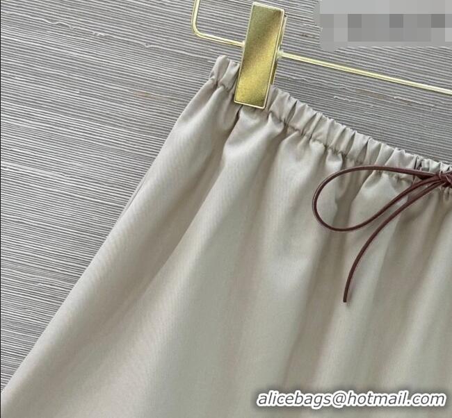 Good Product Miu Miu Cotton Skirt MM042319 Grey 2026
