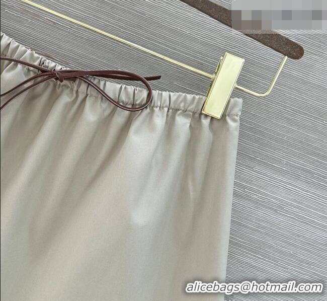 Good Product Miu Miu Cotton Skirt MM042319 Grey 2026