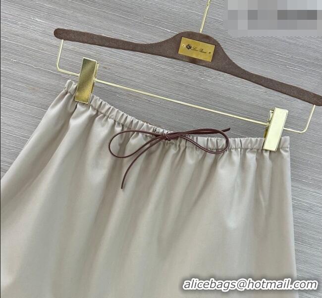 Good Product Miu Miu Cotton Skirt MM042319 Grey 2026