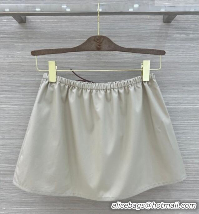 Good Product Miu Miu Cotton Skirt MM042319 Grey 2026