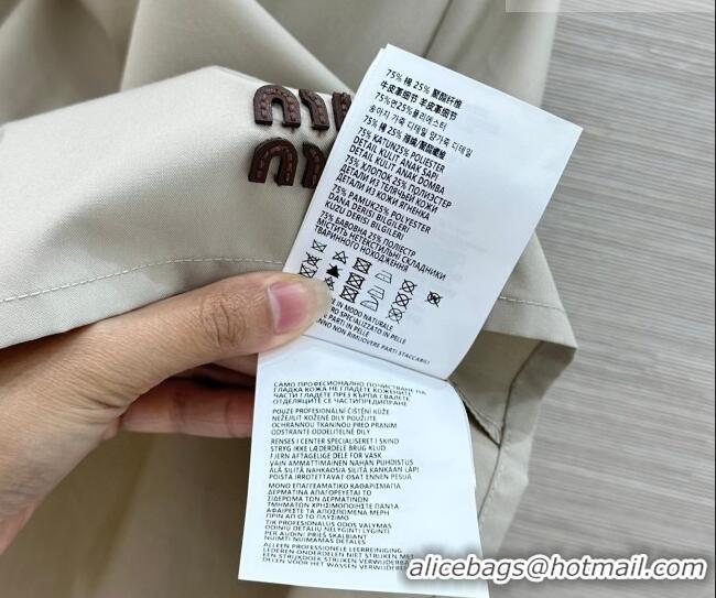 Good Product Miu Miu Cotton Skirt MM042319 Grey 2026