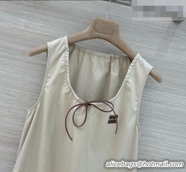 Grade Quality Miu Miu Cotton Dress MM042319 Grey 2026