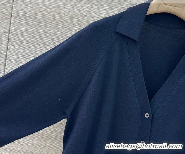 Hot Sell Cheap Miu Miu Wool Cardigan MM042333 Blue 2026