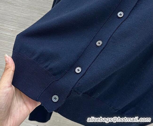 Hot Sell Cheap Miu Miu Wool Cardigan MM042333 Blue 2026