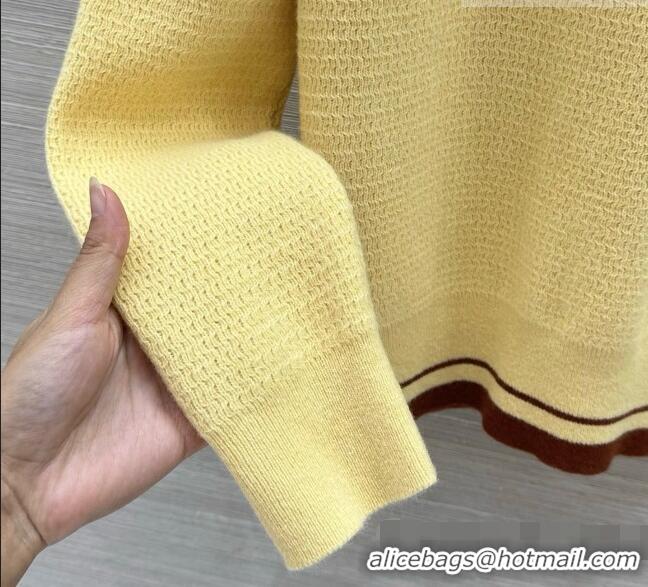 Top Grade Miu Miu Cashmere Sweater M081206 Yellow 2026
