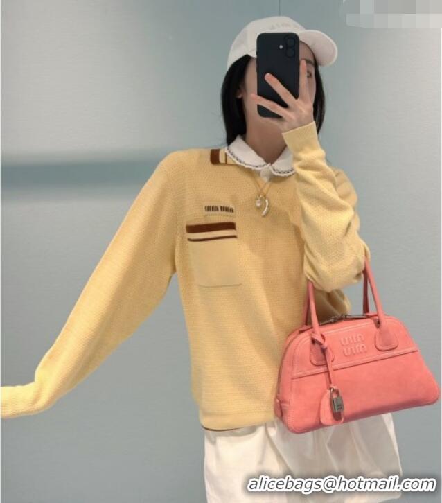 Top Grade Miu Miu Cashmere Sweater M081206 Yellow 2026