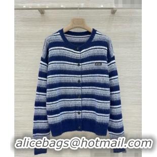 Well Crafted Miu Miu Cashmere Cardigan M081218 Blue 2026