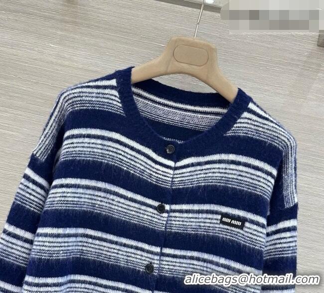 Well Crafted Miu Miu Cashmere Cardigan M081218 Blue 2026
