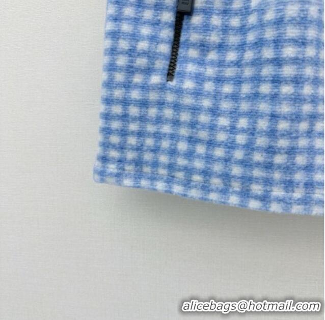 ​Buy Promotional Miu Miu Fleece Skirt M081245 Blue 2026