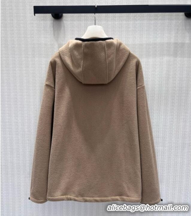 ​Buy Inexpensive Miu Miu Fleece Jacket M081325 Beige 2026