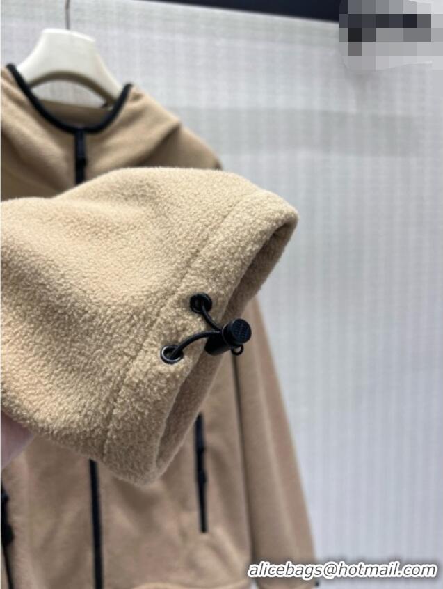 ​Buy Inexpensive Miu Miu Fleece Jacket M081325 Beige 2026