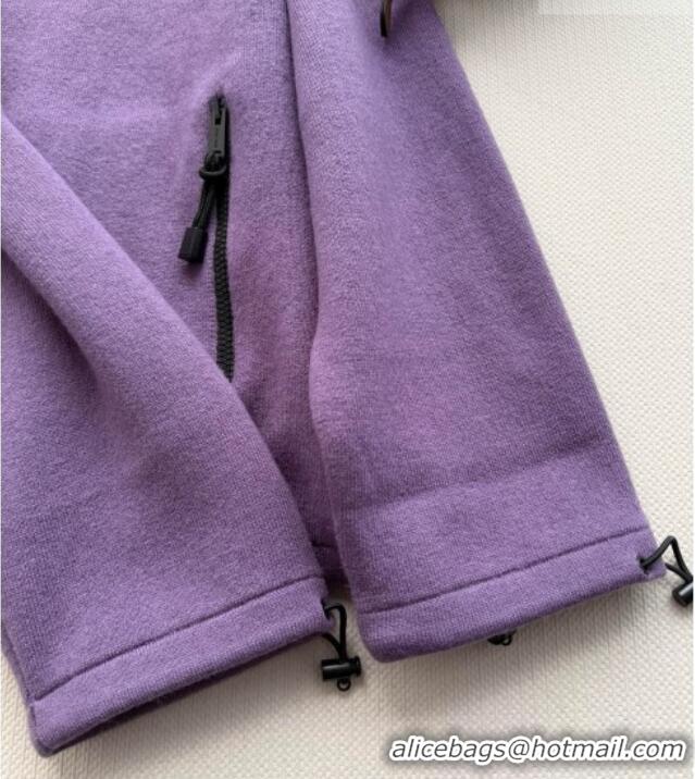 Famous Brand Miu Miu Cashmere Jacket M081328 Purple 2026