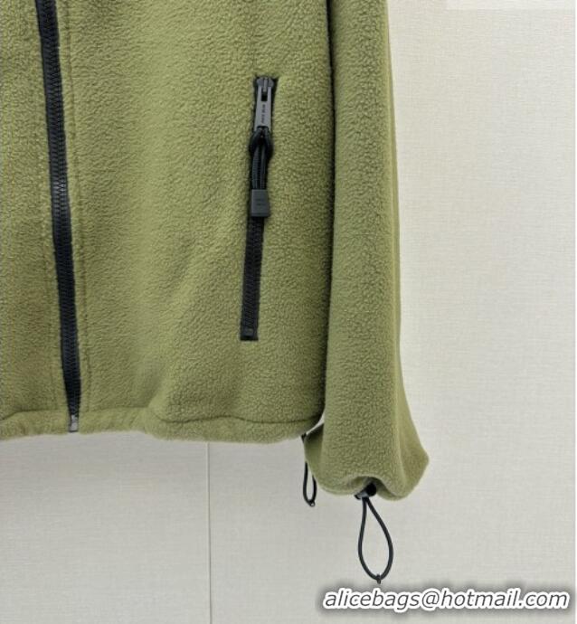 Top Grade Miu Miu Fleece Jacket M081329 Green 2026