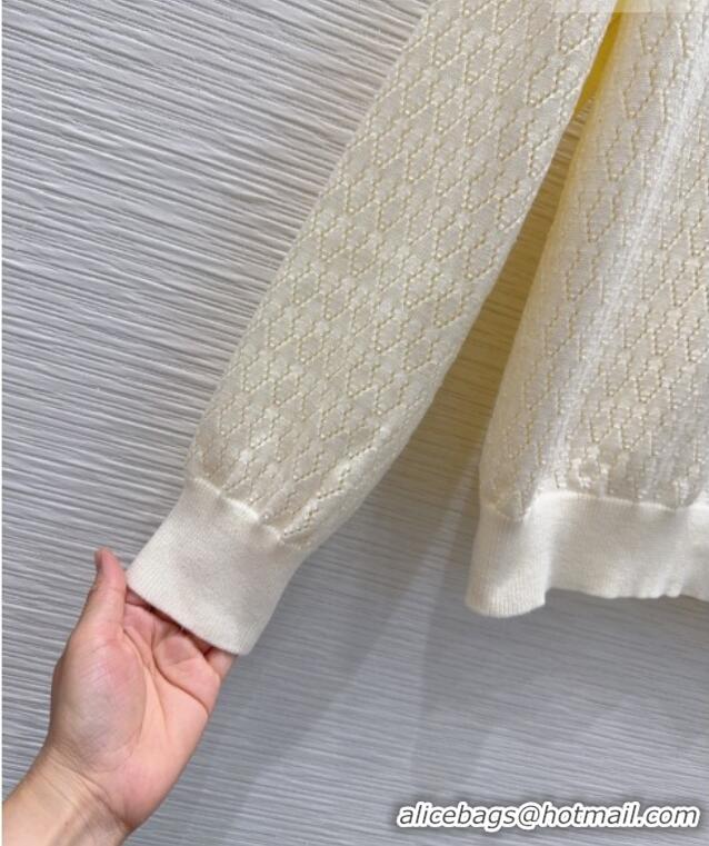 Unique Discount Miu Miu Knit Sweater M081335 Beige 2026