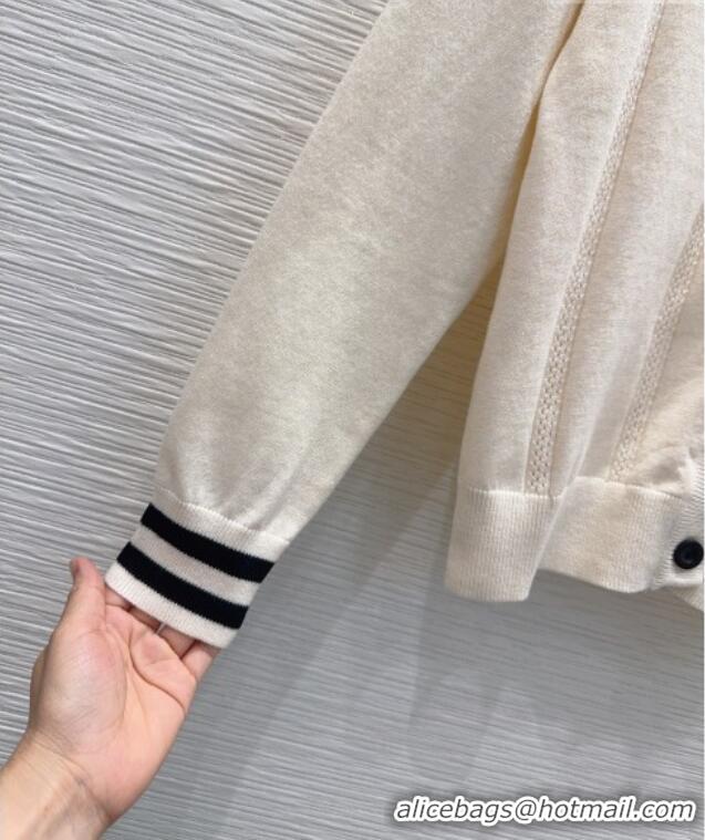 Fashion Discount Miu Miu Knit Cardigan M081336 Beige 2026
