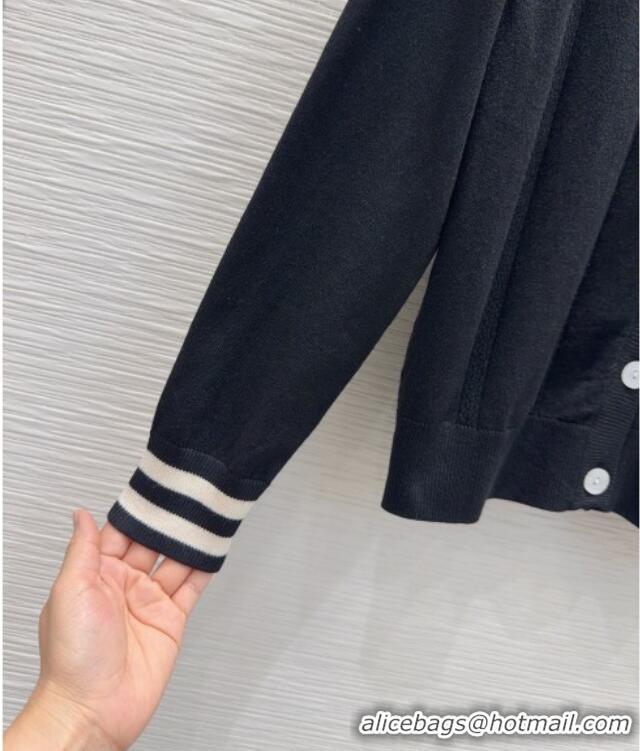 New Design Miu Miu Knit Cardigan M081337 Black 2026