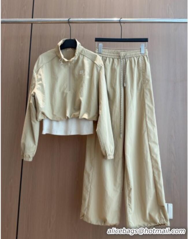 Good Taste Miu Miu Top & Pants M081338 Beige 2026