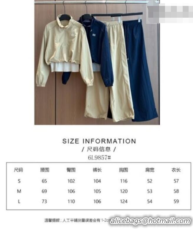 Traditional Specials Miu Miu Top & Pants M081339 Blue 2026