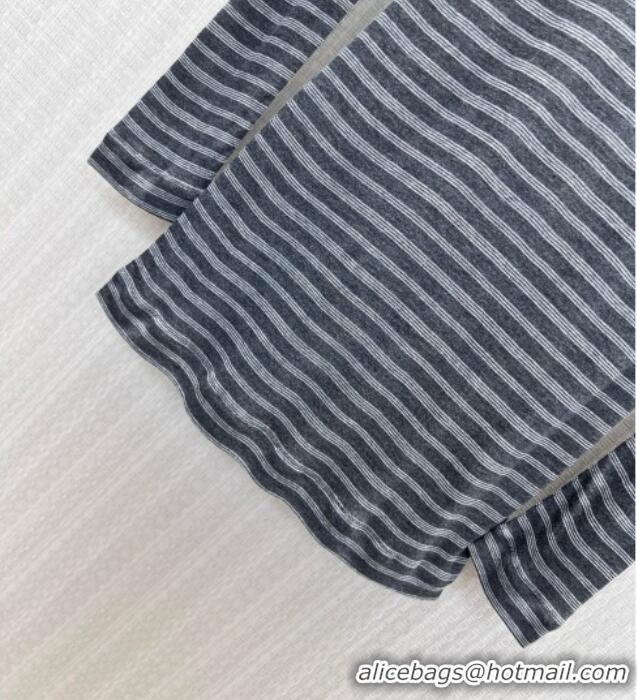 ​Best Grade Miu Miu Silk Dress M081442 Grey 2026