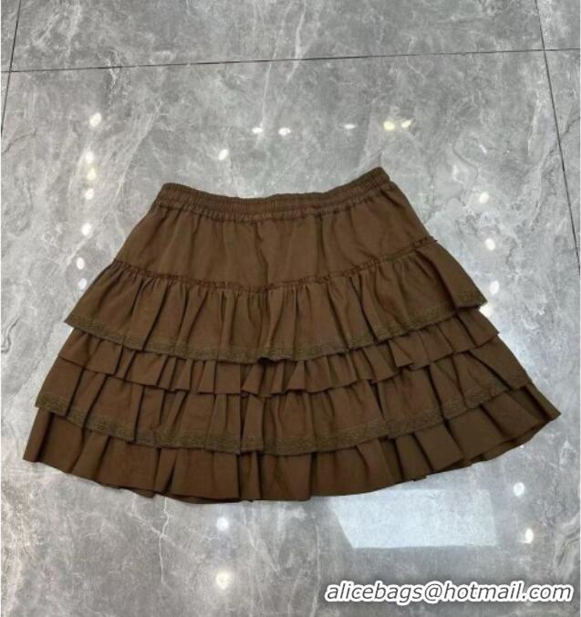 Lowest Price Miu Miu Cotton Skirt M081444 2026