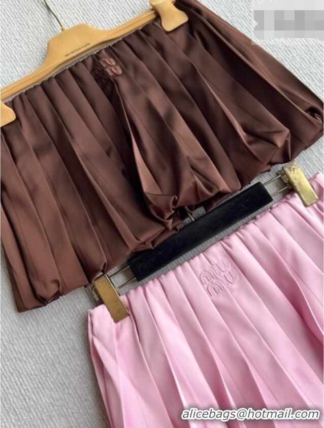 Buy Discount Miu Miu Miniskirt M081448 Pink 2026