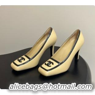 Good Looking Chanel Lambskin & Patent Calfskin Pump G47518 Beige 2026