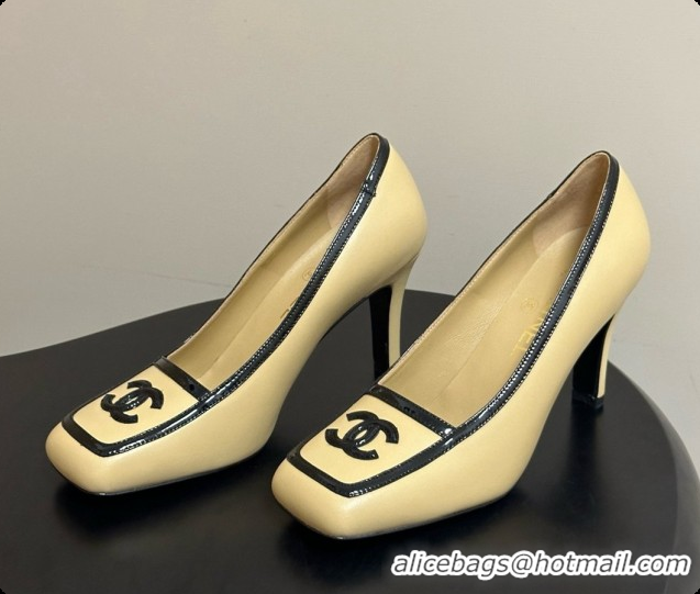 Good Looking Chanel Lambskin & Patent Calfskin Pump G47518 Beige 2026
